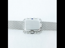 TIFFANY　K14WG サファイア・ダイヤモンド時計　（USED)　