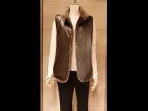 ビーバー カシミアニット リバーシブルコート