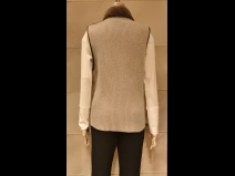 ビーバー カシミアニット リバーシブルコート