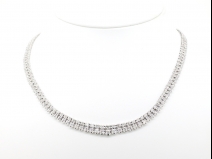 k18WGダイヤモンド 5.0ctネックレス