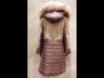 ムートン・ダウン　リバーシブルコート