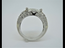 PT900ダイヤモンド（0.707ct　KSI-1 0.84ct）リング