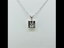 PTダイヤモンドペンダントネックレス（ﾋﾟﾝｸ0.08ctﾎﾜｲﾄ0.94ct）