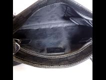 グッチ  ショルダーバッグ GG柄 インプリメ ブラック メッセンジャー (USED)