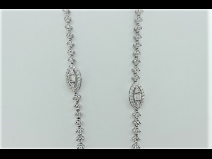 K18WGダイヤモンド（3.40ct）ロングネックレス