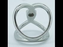 Pt ダイヤモンド (中石0.54ct、脇石0.22ct)リング