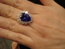 ptタンザナイトダイヤモンドリング