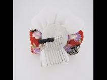 ちりめん細工フラワ－コ－ム＆お花かんざしセット