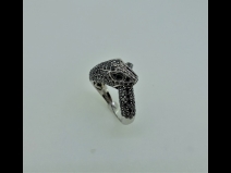 K18ガ－ネット（0.08ct）ダイヤモンド（2.50ct）リング