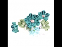 フラワ－コ－ム＆ミニフラワ－2点セット  グリ－ン