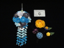 古典つまみ花かんざし　