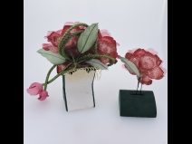 フラワー　コーム＆Ｕピン２点セット