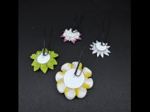 つまみミニピン4点セット　グリ－ン