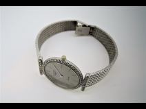 ロンジンK18WGダイヤモンドウオッチ（USED/クオ－ツ）