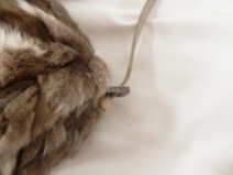 フェンディ　リス毛ハンドバック　（USED)　