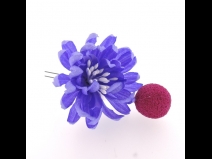 ミニフラワ－Uピン3点セット  紫