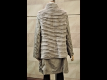 ナイロン・ラビットコ－ト＆ベストセット（ベストはリバ－シブル）