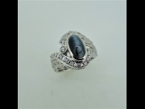 奥佳PTアレキサンドライト・キャッツアイ（2.06ct）ダイヤモンド（0.28ct）リング