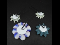 つまみミニピン4点セット　紫