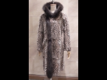 スパニッシュラビット一枚仕立　リバーシブルコート