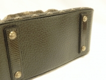 ルイヴィトン　モノグラムデニムチンチラバック　 (USED)