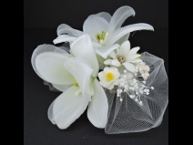 チュ－ルフラワ－コ－ム・ミニセット　ホワイト