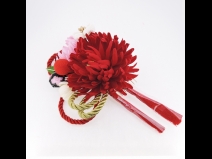 フラワ－コ－ム＆ミニフラワ－2点セット　赤