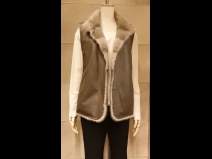 ミンク カシミア ニットベスト