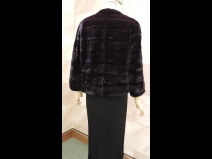 ミンクジャケット　ダ－クネイビ－