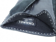 シャネル　レザーグローブ　　 (USED)