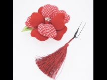 つまみ細工　フラワ－コームセット