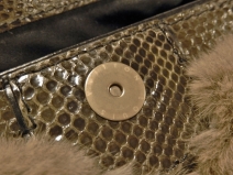 ルイヴィトン　モノグラムデニムチンチラバック　 (USED)