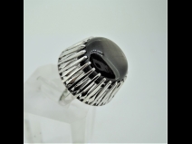 K14WGブラックスタ－サファイアリング