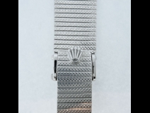 ROLEX　K18　ダイヤモンド時計(ホワイト仕上)　　（USED)