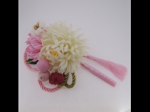 フラワ－コ－ム＆ミニフラワ－2点セット　白