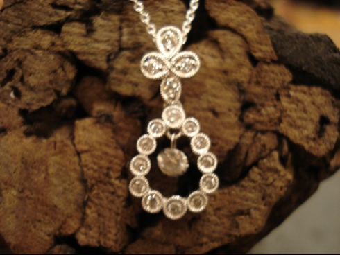 K18WGﾀﾞｲﾔﾓﾝﾄﾞﾍﾟﾝﾀﾞﾝﾄﾈｯｸﾚｽ