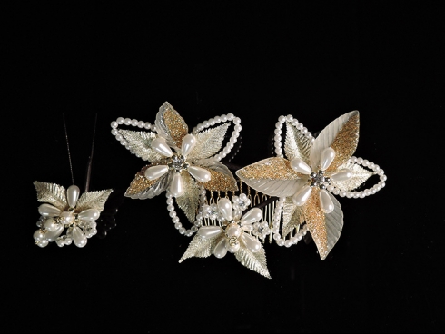 パールオリジナルコーム・Ｕピン　２点セット