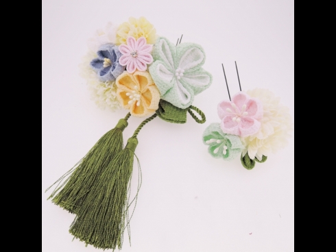 つまみ細工　フラワ－コ－ムセット