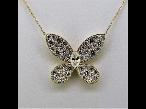 K18ダイヤモンド(2.080ct）ペンダントネックレス