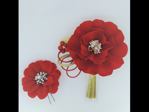 フラワ－コ－ム＆ミニフラワ－2点セット