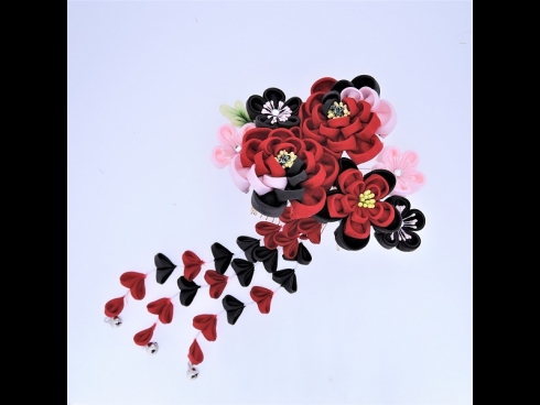 ふじさがりフラワ－コ－ム　赤/黒