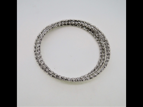 K18WG形状記憶ブレス　（51cm）