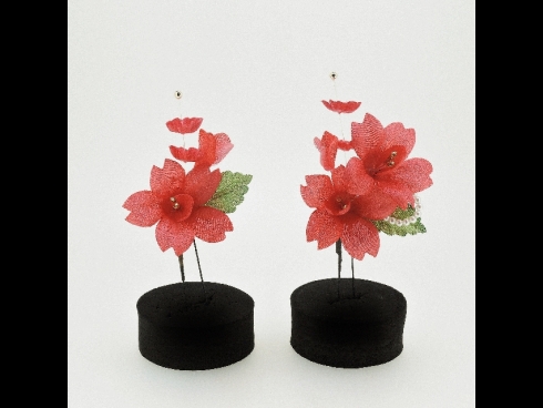 ミニフラワー　Ｕピン×２本