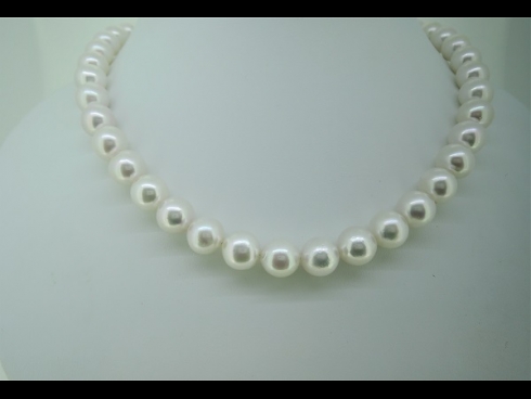 アコヤ真珠10.0-9.5mmネックレス