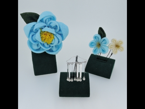 つまみ細工　ビラ付　コーム＆Ｕピン４点セット