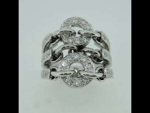 K18WGダイヤモンドリング　（0.80ct）