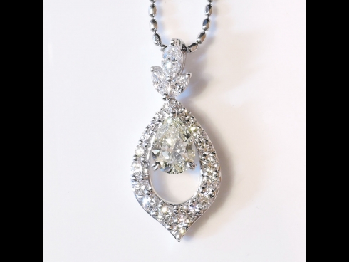 Ptダイヤモンド ペンダントネックレス