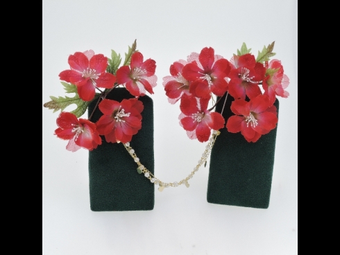 フラワーコーム　チェーン付