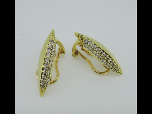 K18ダイヤイヤリング　（0.15ct×2）