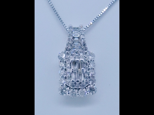 PTダイヤモンドペンダントネックレス　1.5ct